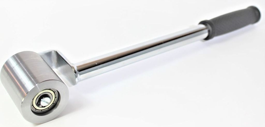 Profi Andrückrolle 60 mm Metall Andrückwalze Andrück Rolle Folie Dachdecker lang