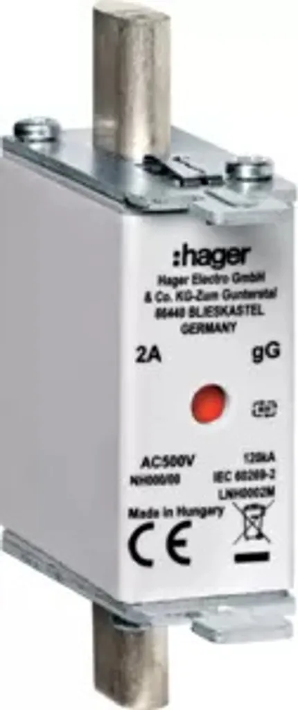 Evitez les pannes avec le Fusible Hager NH000 gG 50A Détecteur K