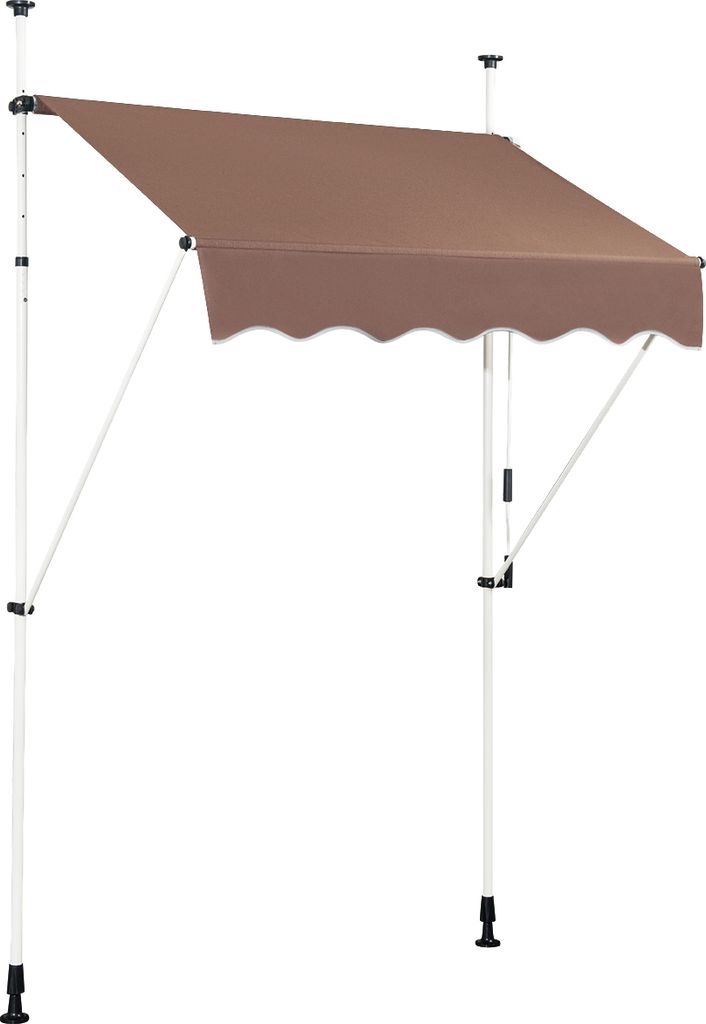 COSTWAY Markiza zaciskowa o szerokości 150 cm, markiza Zdjęcie produktu 