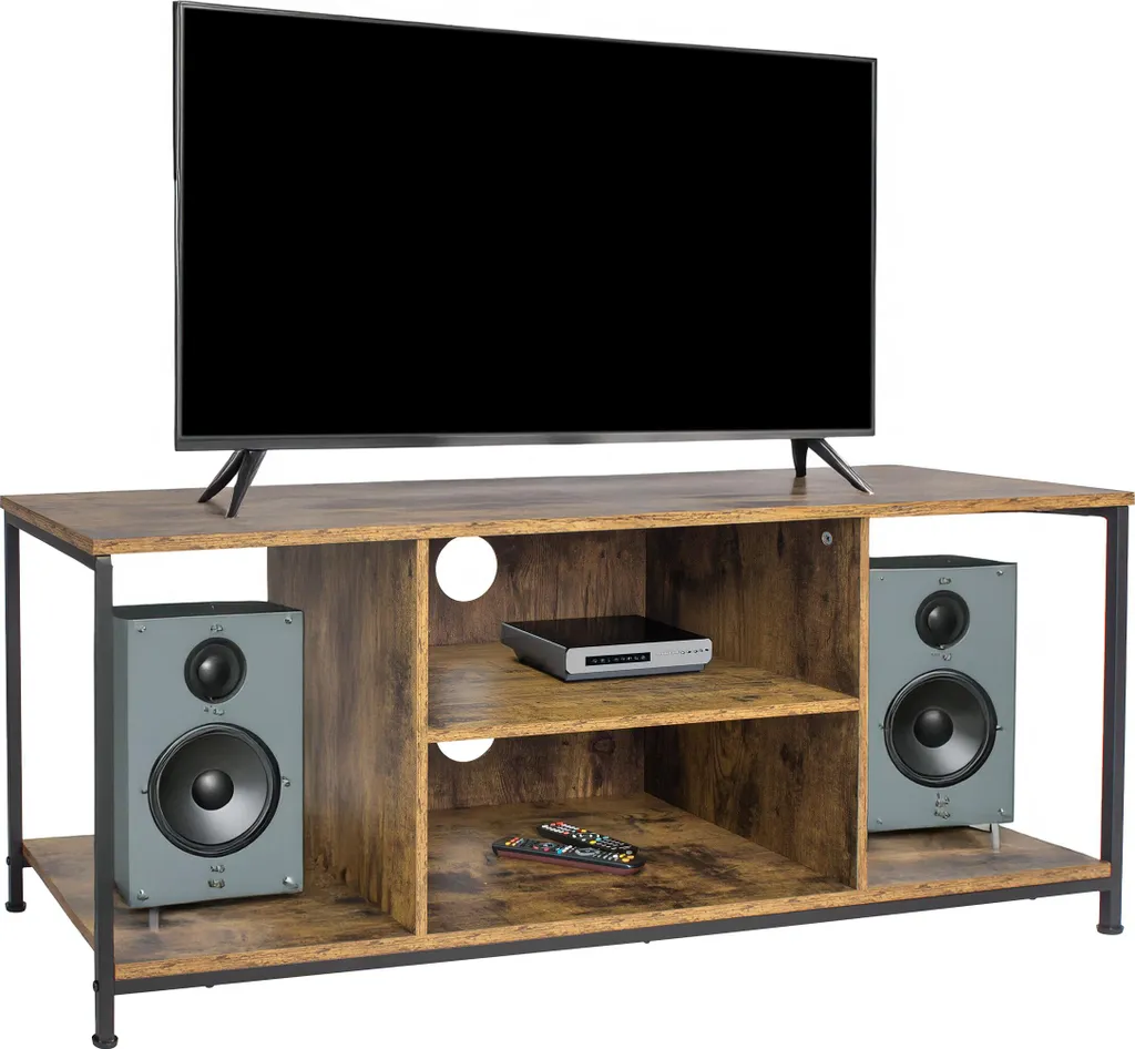 Mobile TV Basso Relaxdays 4 Vani: Design Scandinavo Salvaspazio