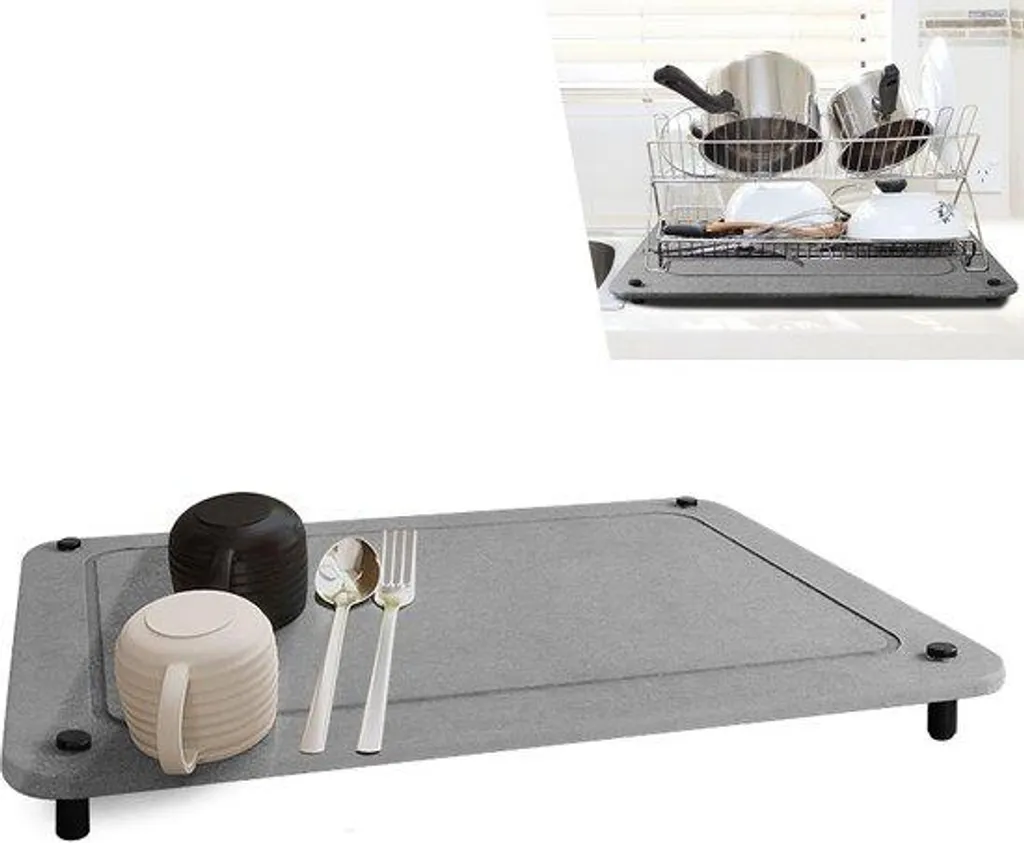 Tapis de cuisine antidérapant fini les glissades : absorbant et lavable