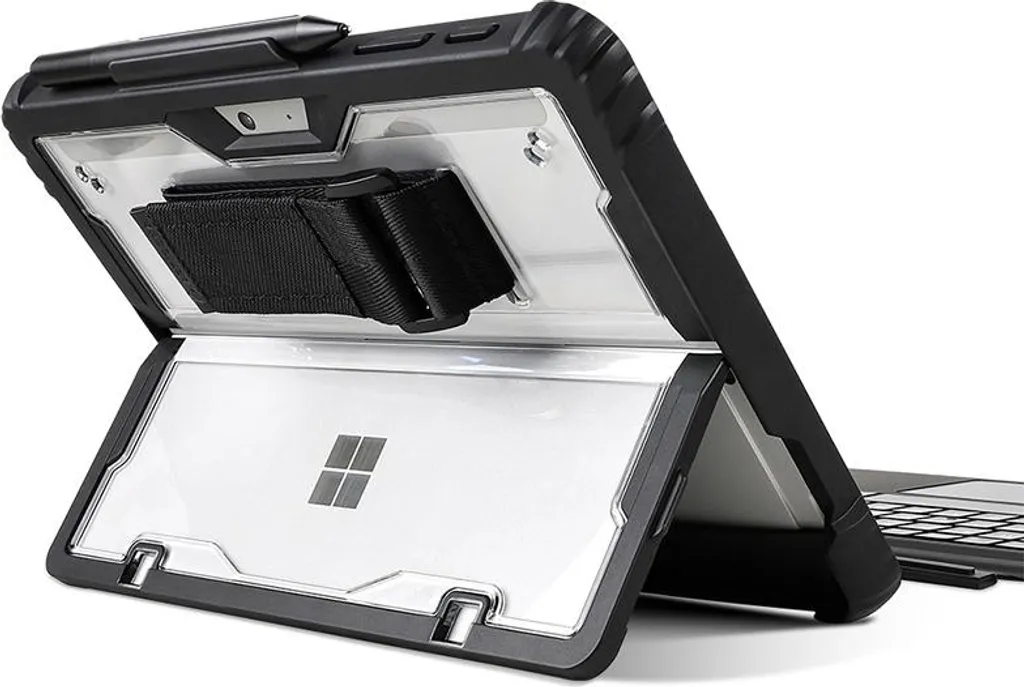 Coque antichoc Surface Go 4/3/2/1 transparente et sangle ajustable