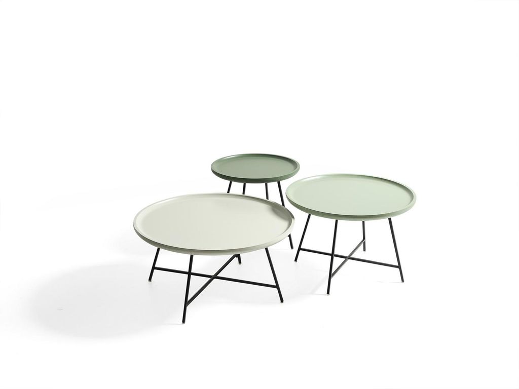 Couchtisch Holz Set 3 tlg. Kaffeetisch Designer Tisch Wohnzimmertisch