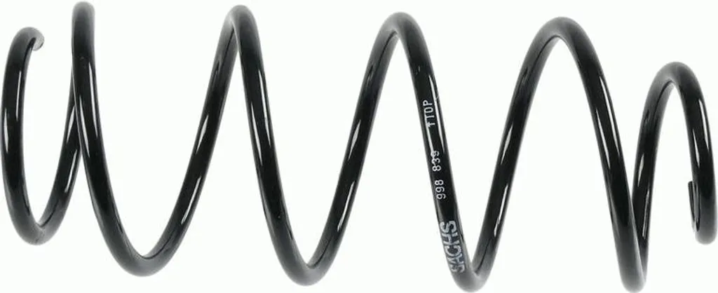Ressort de suspension SACHS 998 839 robuste avec traitement OE 451