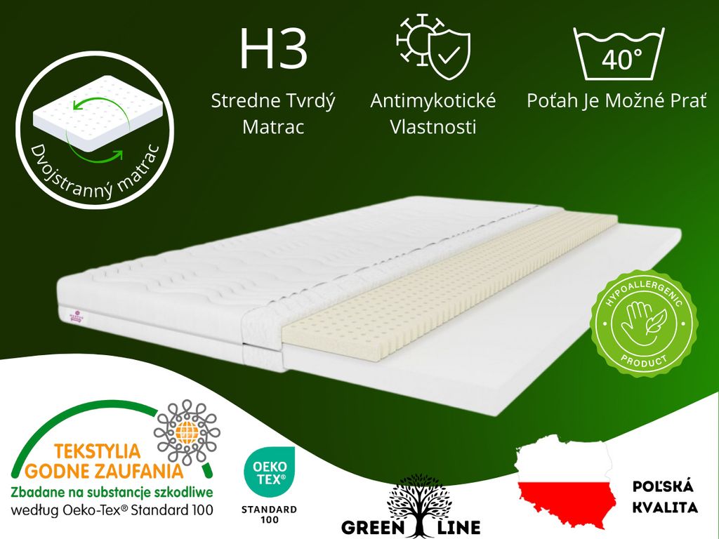 MARPUR Matracový topper 160x200, vrchná vrstva z latexu, Obrázok produktu 
