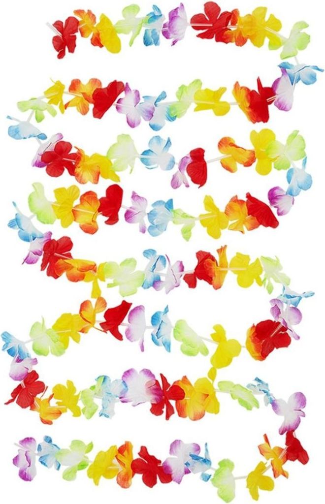Smiffys - Hawaiisch - Fahnen SM221 (Einheitsgröße) (Bunt)