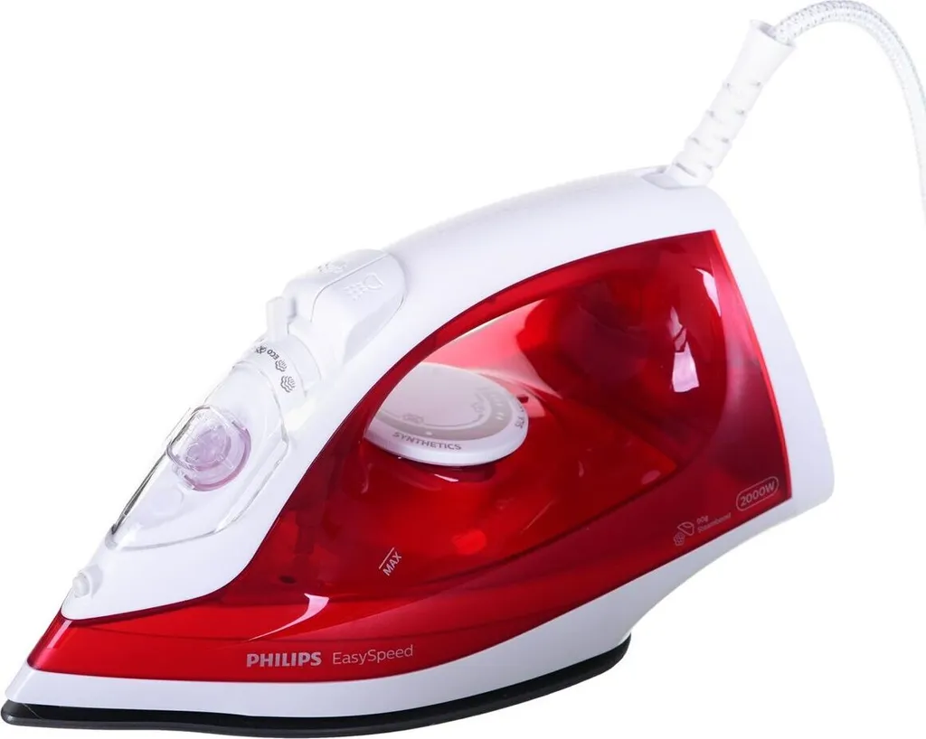 Fer à vapeur Philips Rouge : éliminez les plis difficiles sans effort - 2