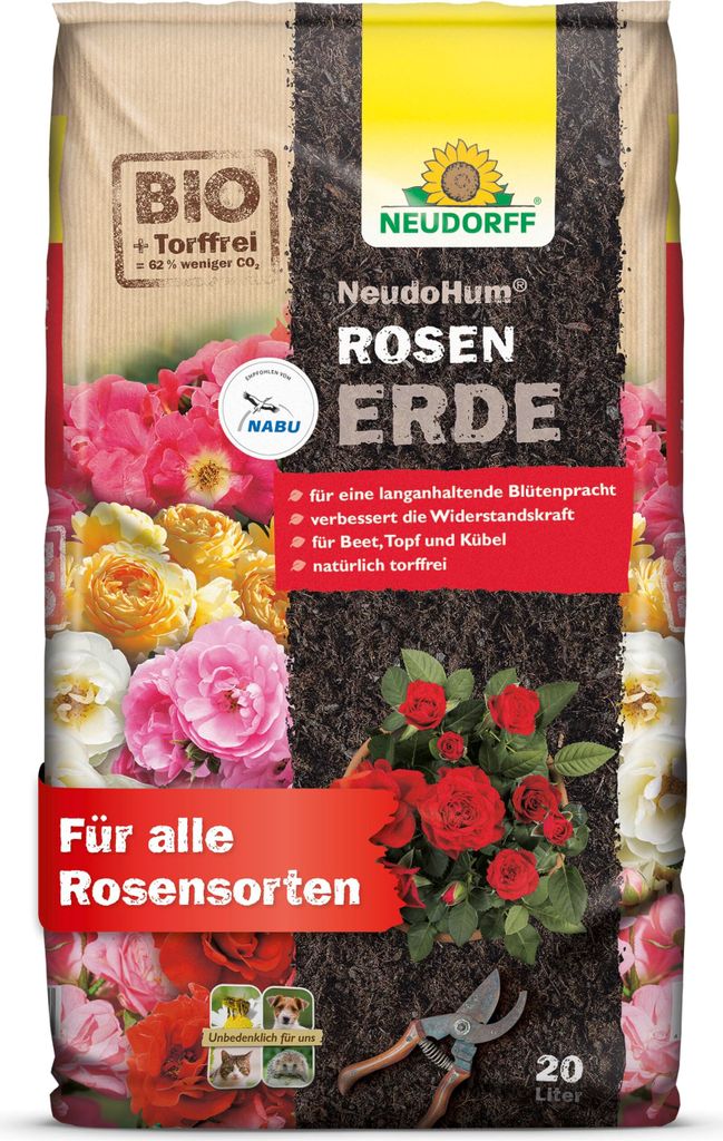 Neudorff NeudoHum RosenErde - 20 Liter Produktbild 1