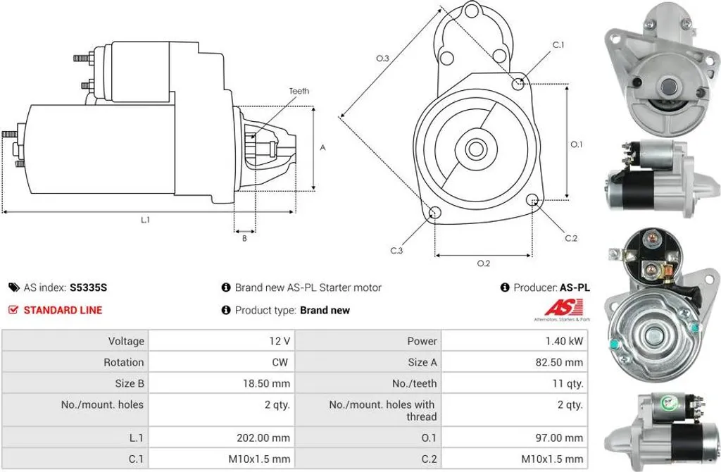 Alternateur 12V pour Frontier 2.5 et Equator 2.5 de Janvier 2005 à 2015 - 5