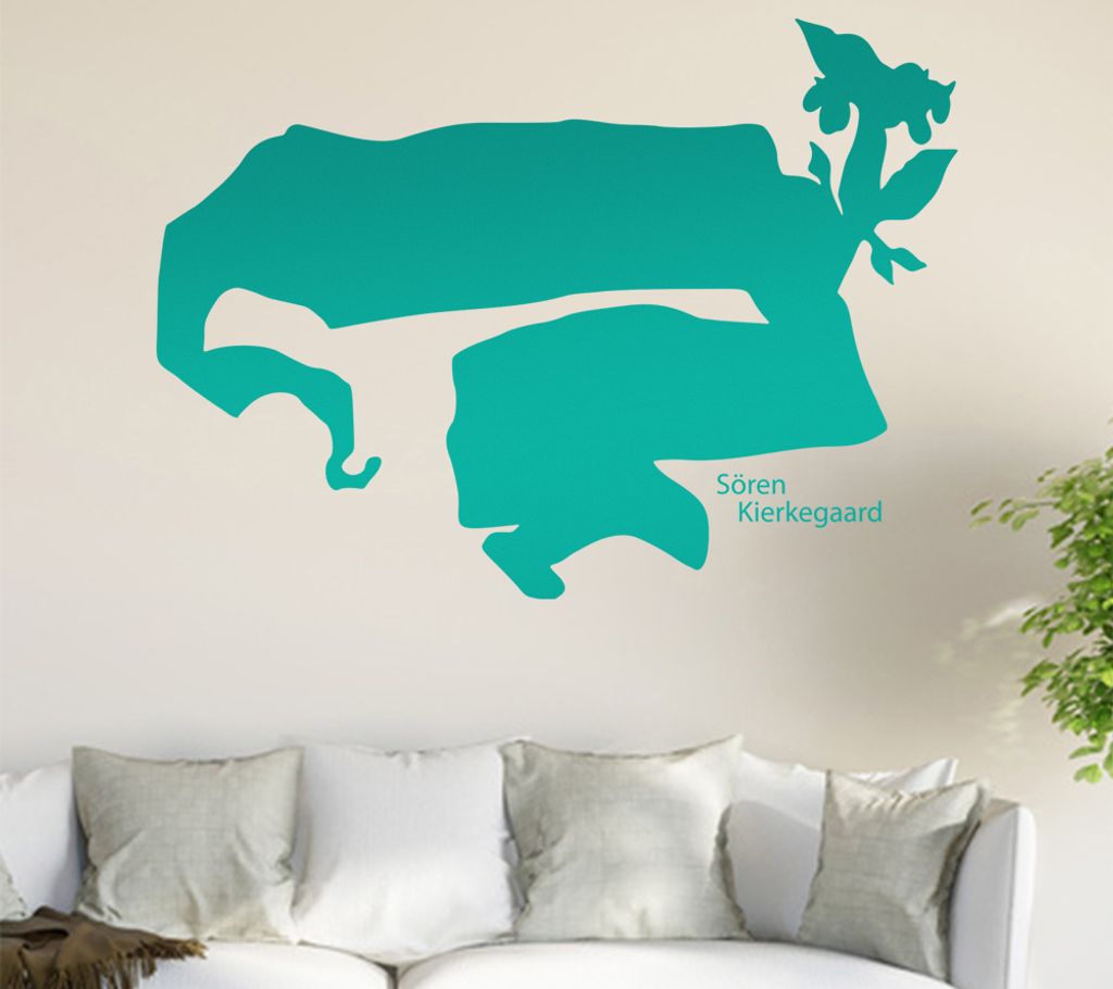 Verstehen kann man das Leben ... Wandtattoo in 6 Größen - Wandaufkleber Wall Sticker - Dekoration, Küche, Wohnzimmer, Schlafzimmer, Badezimmer