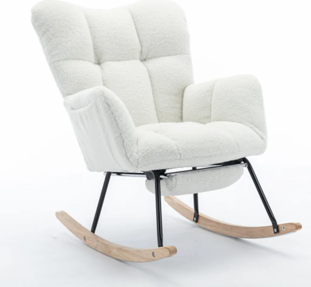 Fauteuil de relaxation à bascule AIORBER idéal pour la lecture au salon - 3
