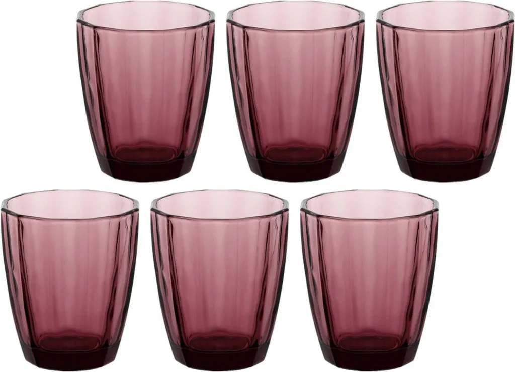 Rose&Tulipani set 6 bicchieri 320 ml viola R116500013Z