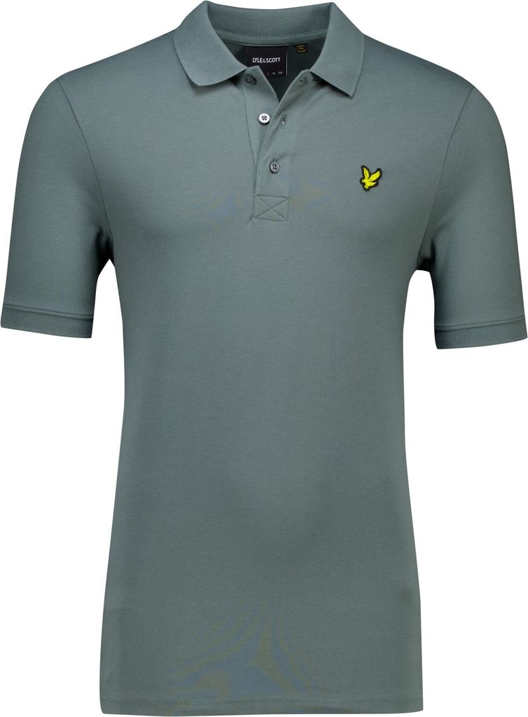 Lyle & Scott Polohemd grün kurzarm