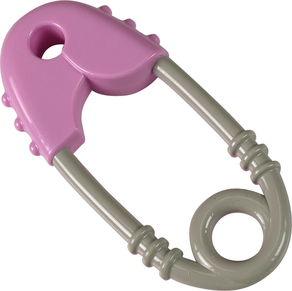 RAPPA Rassel pin rosa-grau