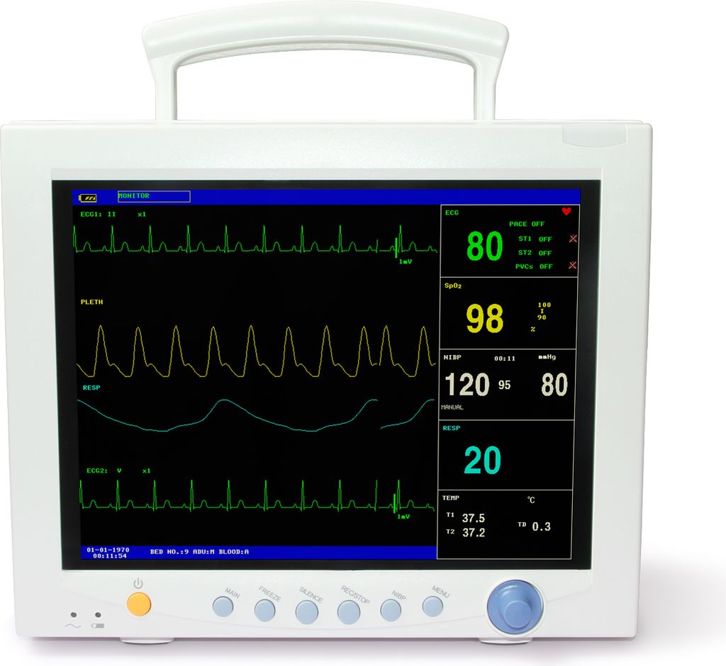 CMS7000 Přenosný 12,1" multiparametrový kardiologický Obrázek produktu 