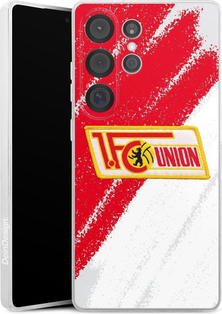 DeinDesign Handyhülle für Samsung Galaxy S25 Ultra Silikon Hülle Case Smartphone Schutzhülle 1. FC Union Berlin Logo Offizielles Lizenzprodukt