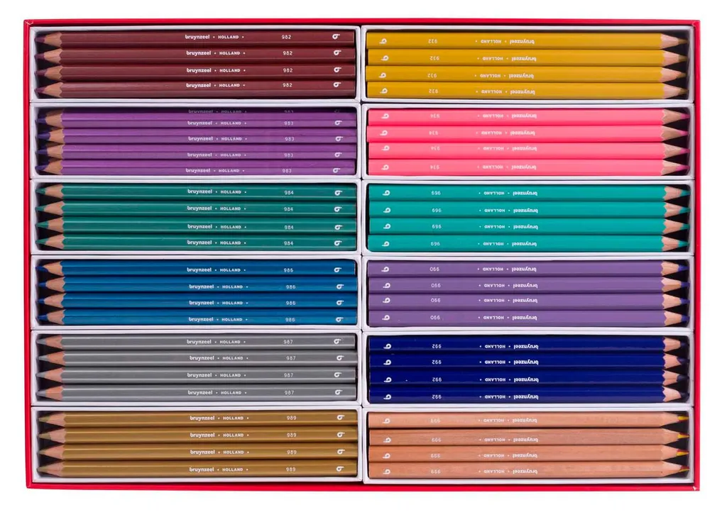 Crayons de couleur anti-casse mine XL Bruynzeel Mega Colour métallisé