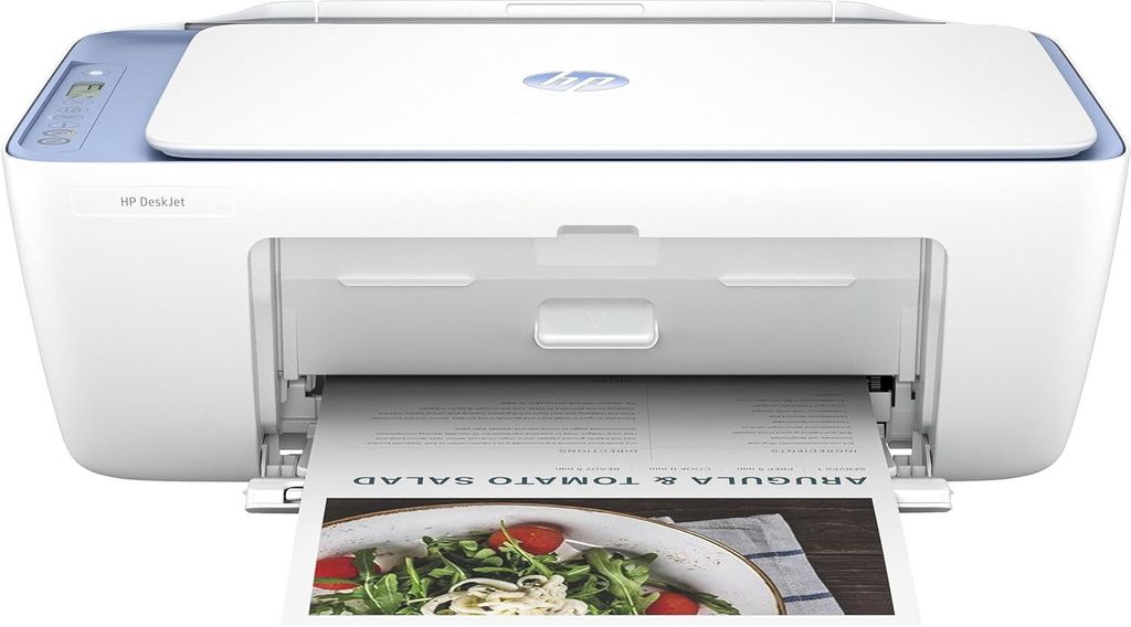 HP DeskJet 2822e Wireless All-in-One Farbe Drucker, Kopierer, Scanner, Thermal Inkjet, Farbdruck, 4800 x 1200 DPI, A4, Direktdruck, Blau