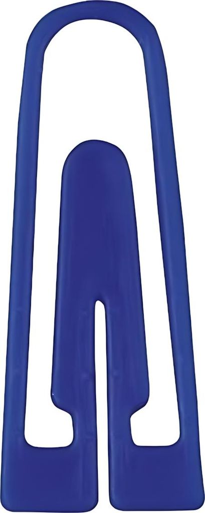 Alco Briefklammer Plastik 26mm blau 100 Stück