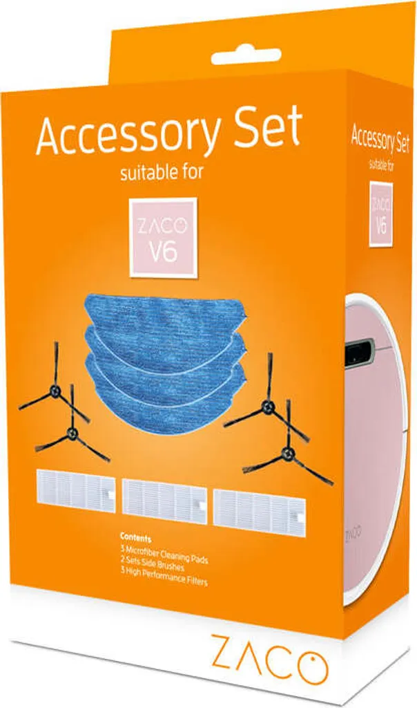 ZACO V6 Exclusive Accessory Kit - Proteggi il Tuo Robot Aspirapolvere
