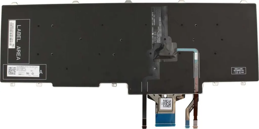 Tastiera Dell Semplice Belga per Computer - Cavo USB Layout Belgio - 2