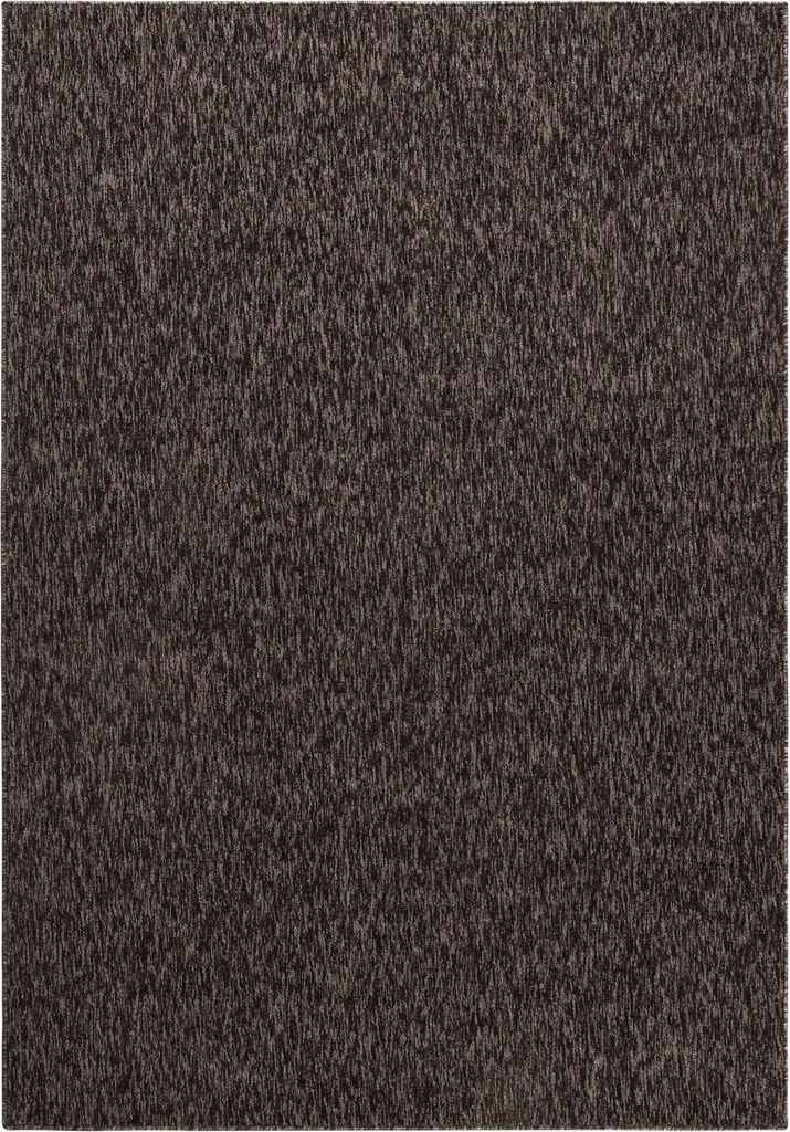 Kurzflor Teppich NIZZA Braun 140 x 200 cm