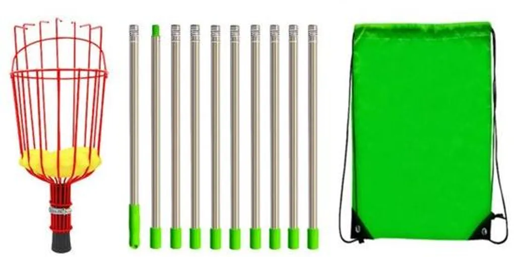Cueille-fruits avec perche extensible 4 mètres pour récolte sans effort