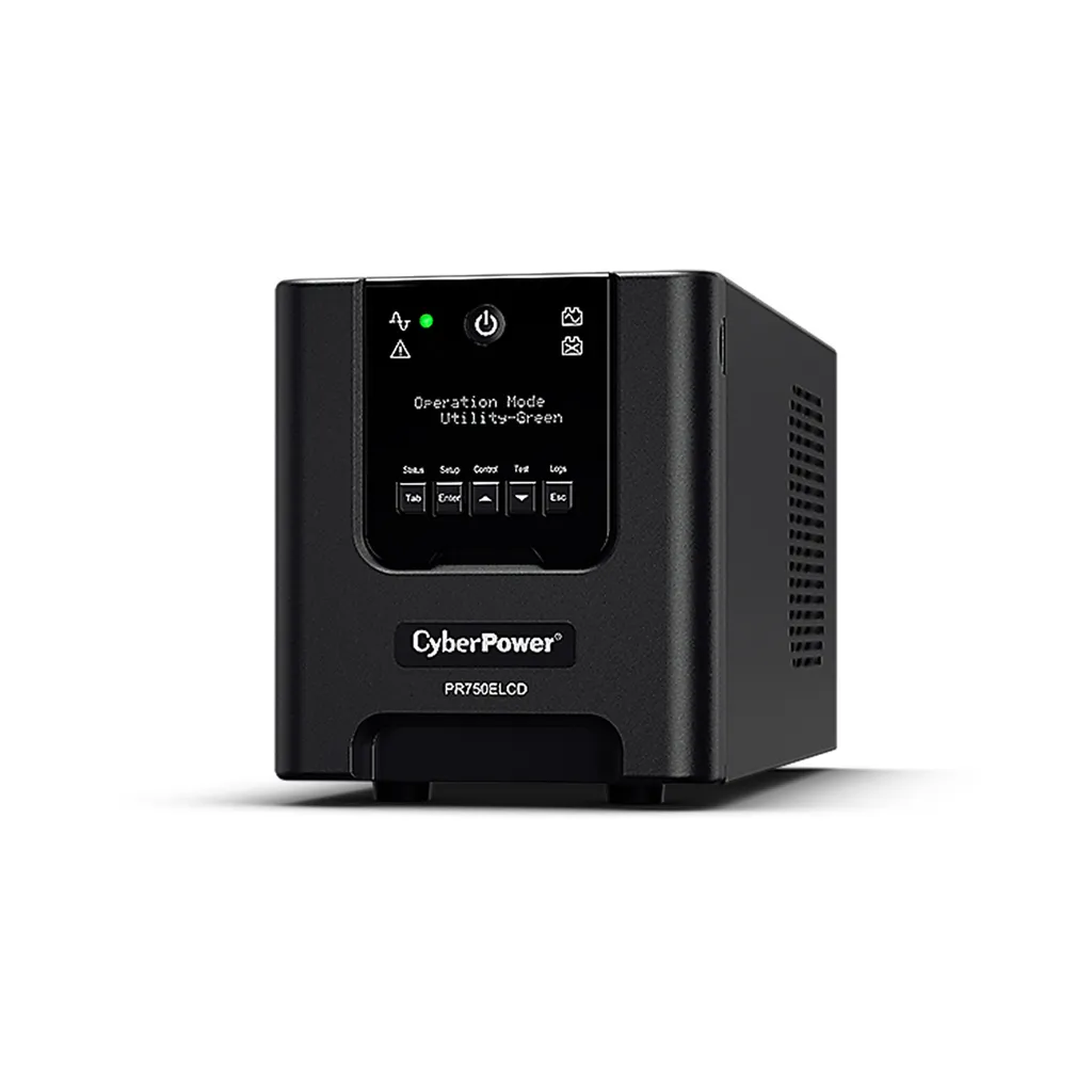 Onduleur 675W CyberPower PR750ELCD à Sortie Sinusoïdale Pure LCD