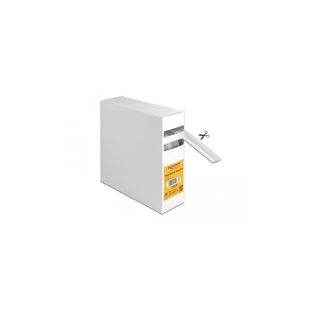 DELOCK Schrumpfschlauch Box, 7 m x 16 mm transparent