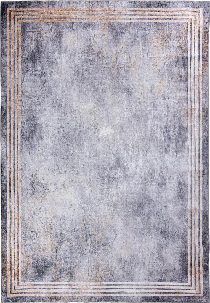 Tapis Anti-Taches Marbré 80x200 cm - Lavable pour Entretien Facile