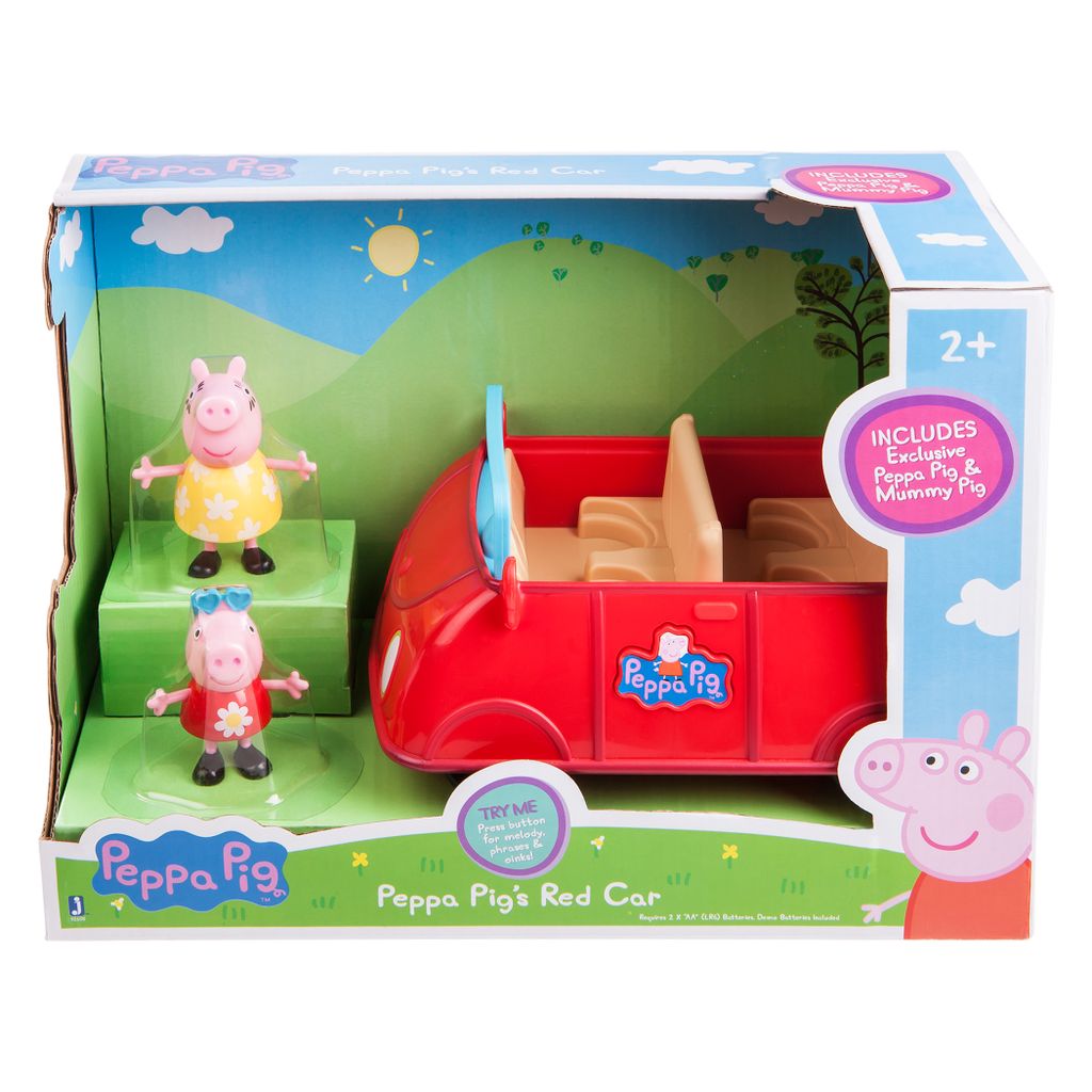 PEPPA - Peppa's großes rotes Auto mit 2
