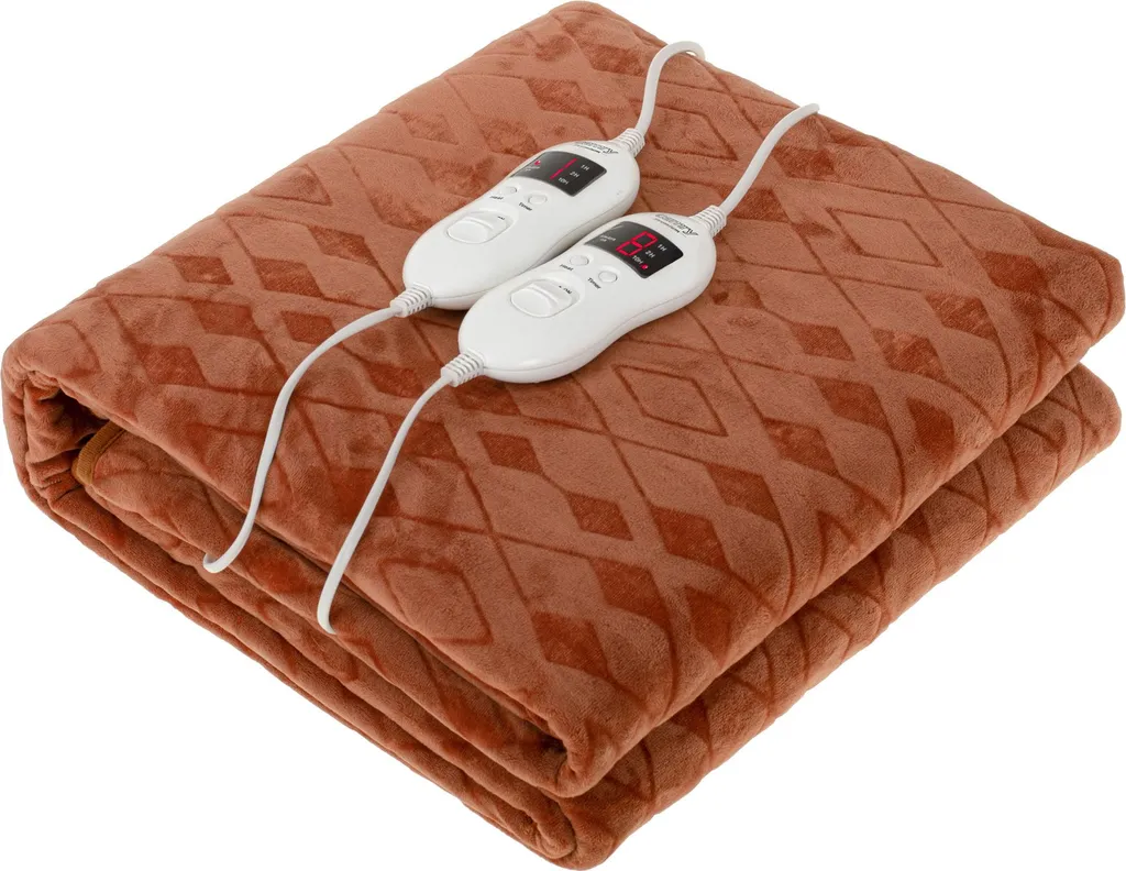 Camry | Coperta elettrica con timer | CR 7436 | Numero di livelli di riscaldamento 8 | Numero di persone 2 | Lavabile | Telecomando | Pile super morbido / poliestere | 2x60 Watt