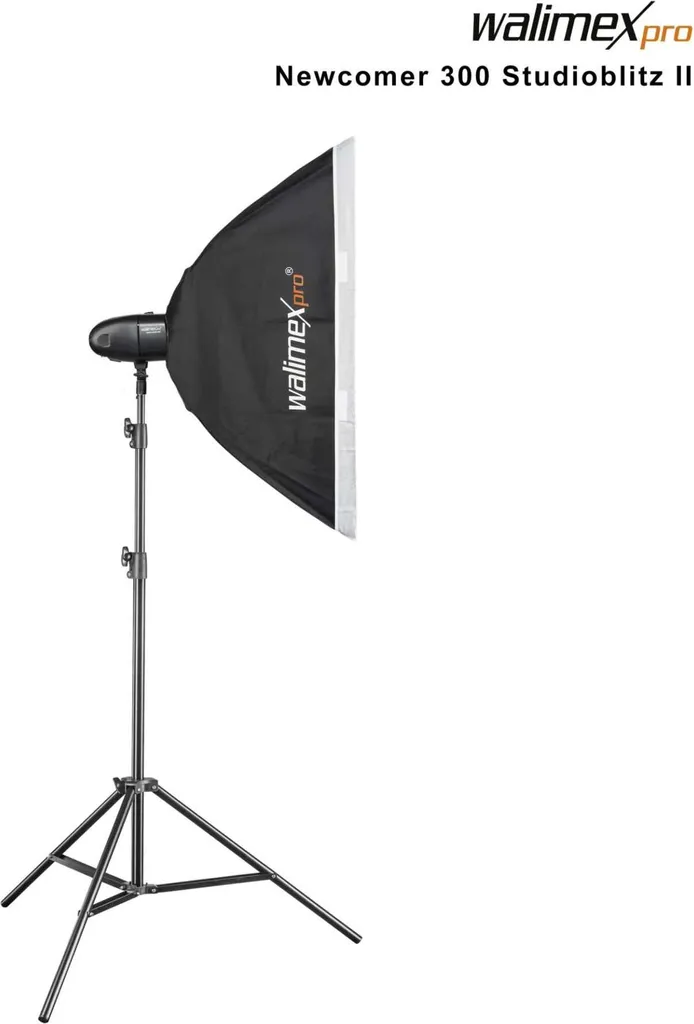 Walimex pro Newcomer 300 II Set Single : Flash 300Ws Sans Fil LED