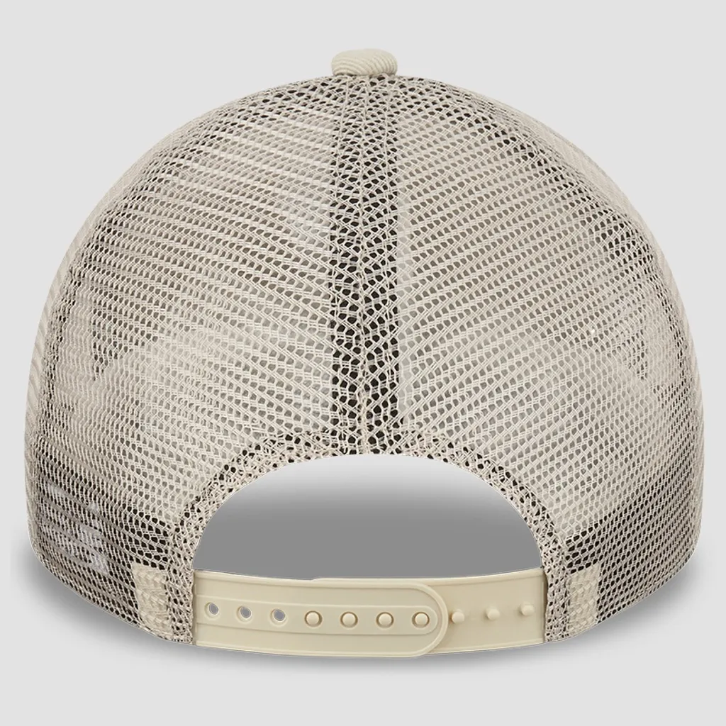 New Era Patch Stone A-Frame Trucker Cap Crema UNI | Accessorio Top - 4