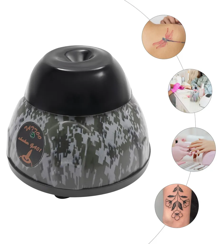 Mélangeur à vortex 5200 tr/min de 12W en silicone et plastique compact - 5