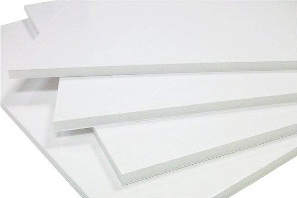 5mm- Schaumstoffplatte, 20er Pack, A4, weiß, kartoniert
