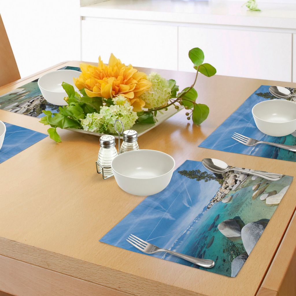 ABAKUHAUS See Platzmatten, Luftaufnahme eines phänomenalen Universums des tropischen Sees angeborene Anordnung des Weltkunst-Fotos, Digitaldruck a...