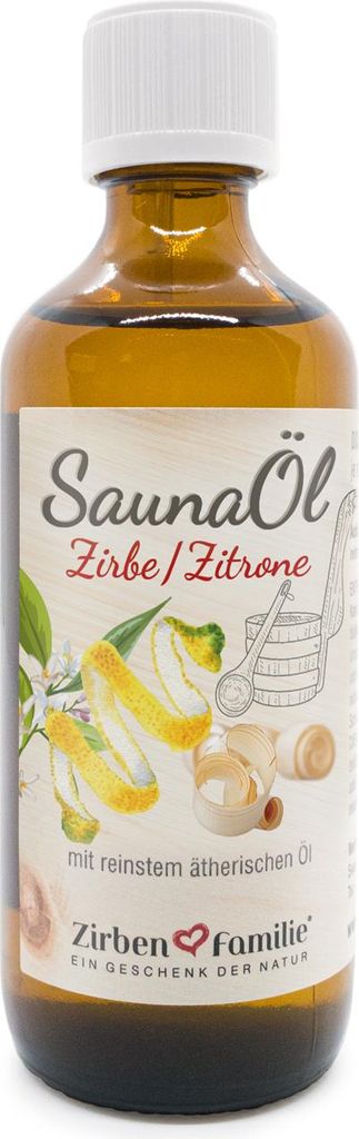 100ml SaunaÖl Zirbe & Zitrone