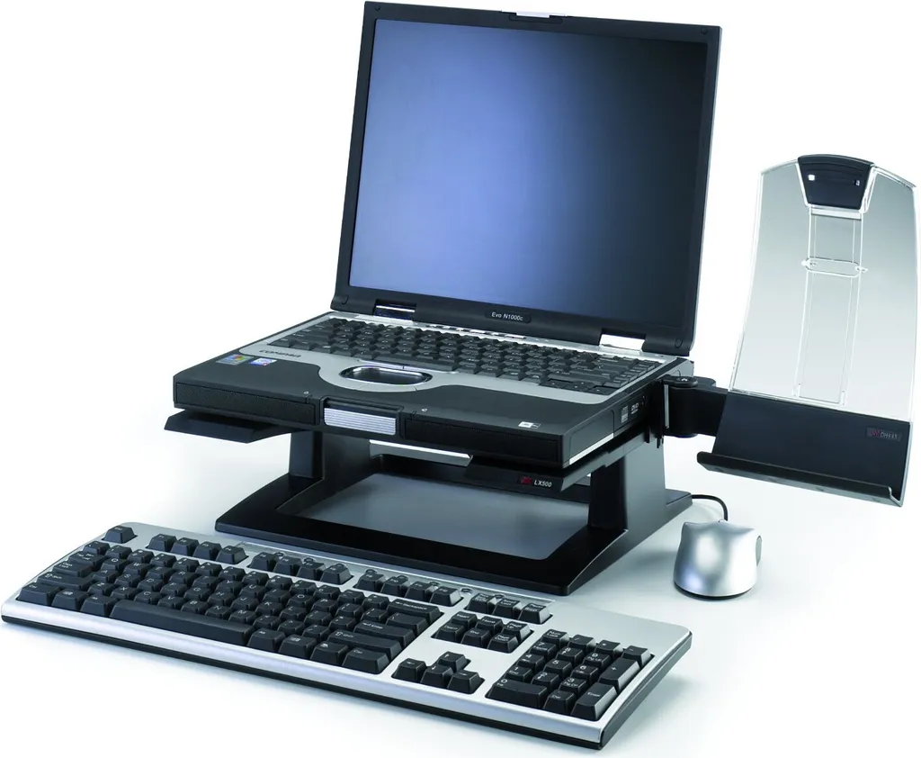 Support PC Portable 3M LX500 pour Télétravail - Station Bureau Ajustable