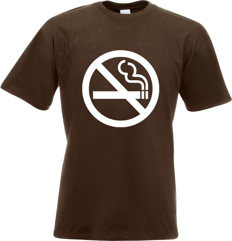 Kiwistar - T-Shirt - Chocolate - Nichtraucher Motiv Bedruckt Funshirt Design Print - mit Motiv Bedruckt - Funshirt Design - Sport - Freizeit - Herr...