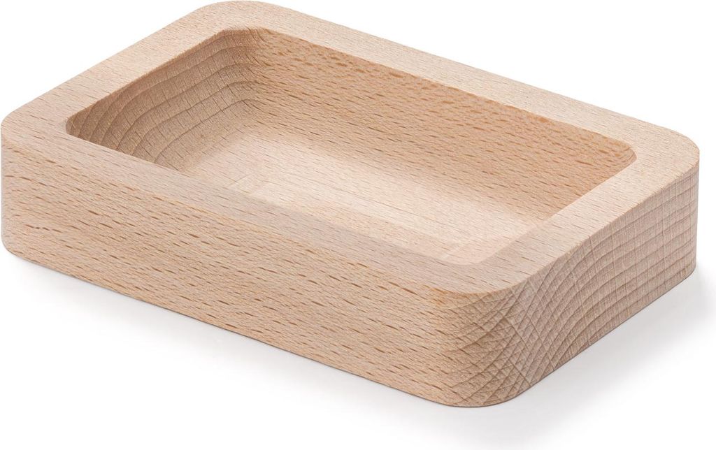 Metrie | Kvida-9010S Rechteckige Holzschale | 10×7 cm Produktbild 