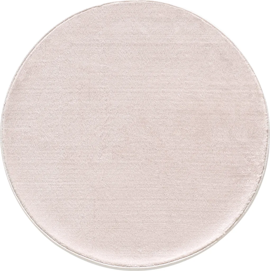 Moquette ronde 160x160 cm Catwalk 2600 Beige pour salon et chambre