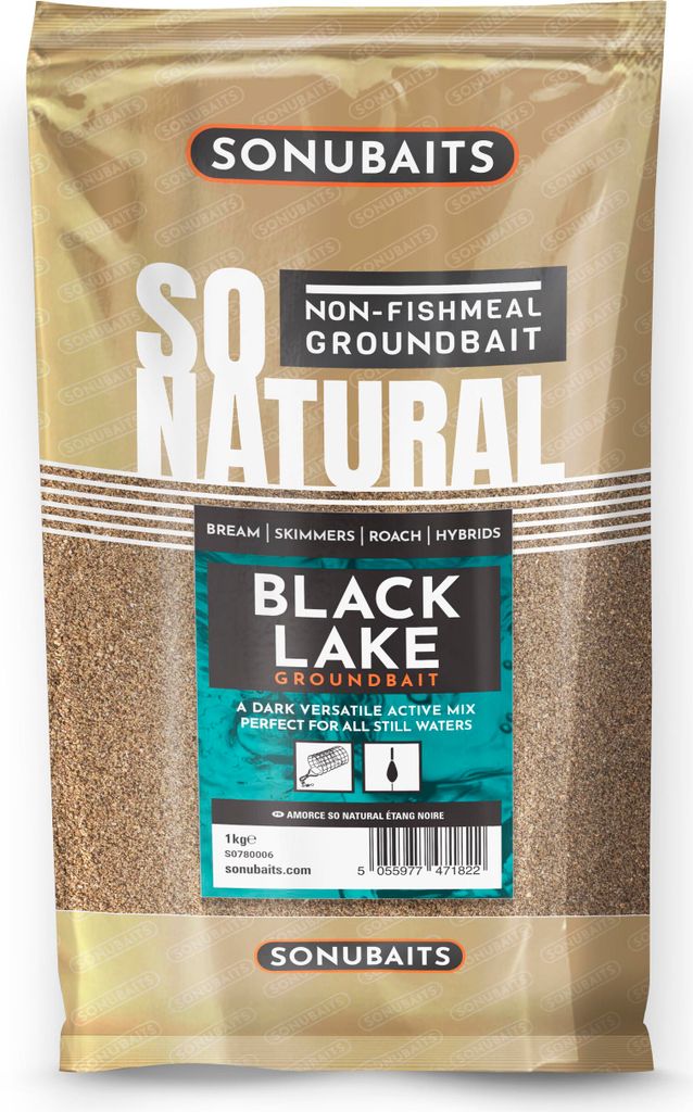 1 kg SONUBAITS SO NATURAL BLACK LAKE Mangime di base Immagine del prodotto 