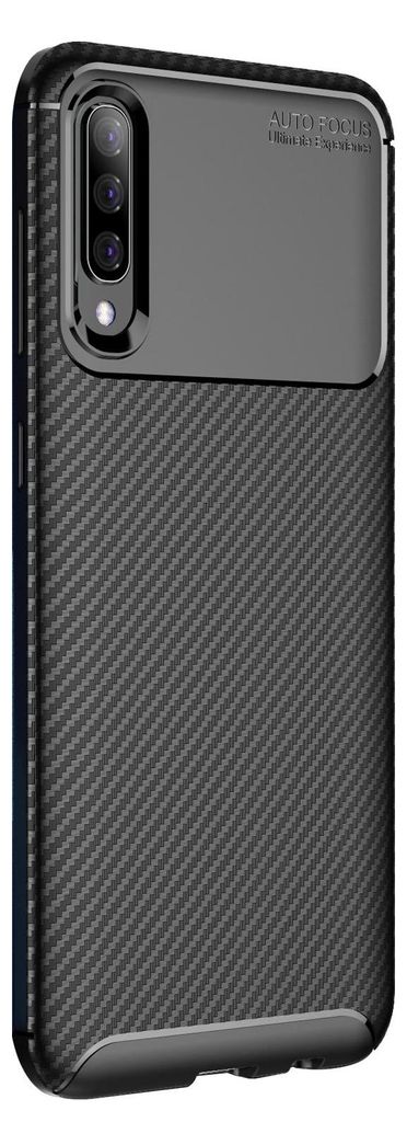 Handy Hülle für Samsung Galaxy A50 Carbon Look Cover Case Produktbild 