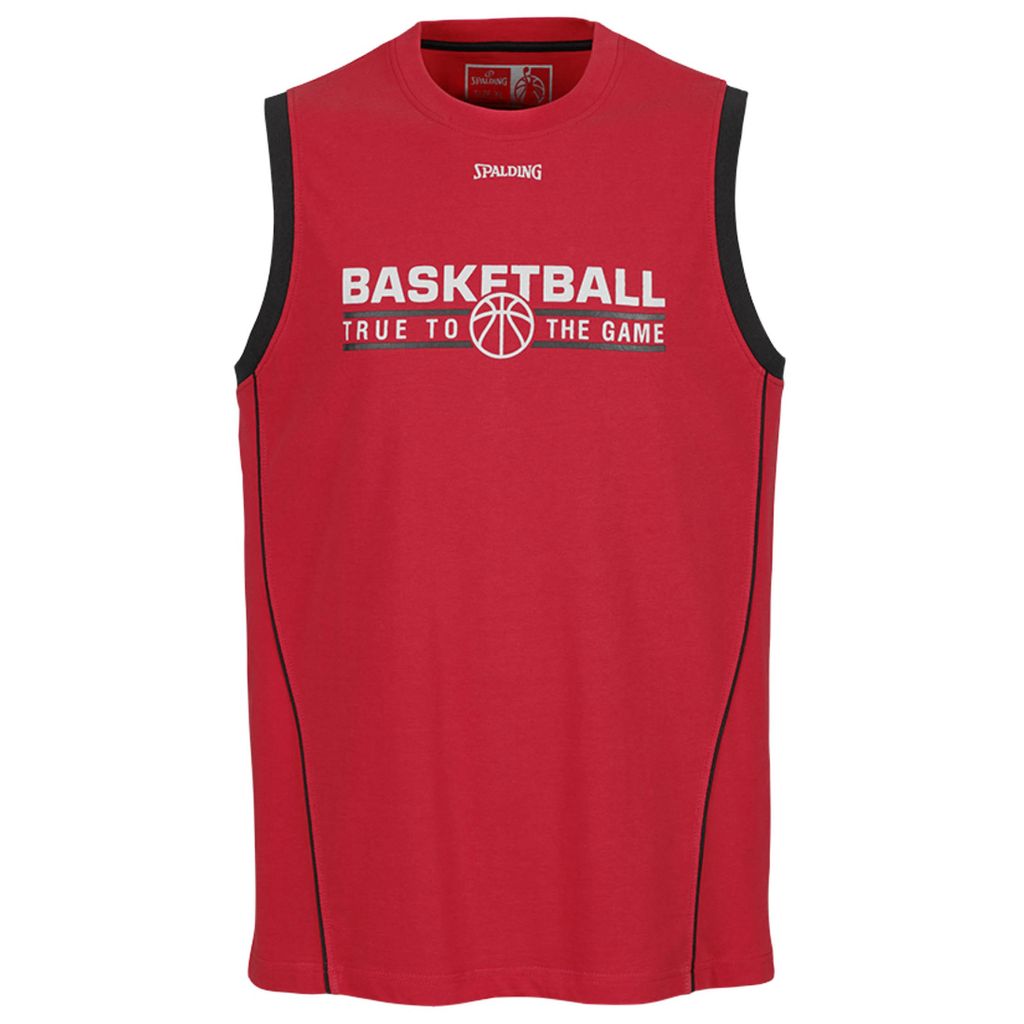 Spalding Team Tank Top - rot/schwarz - Größe: XXL, 300206406