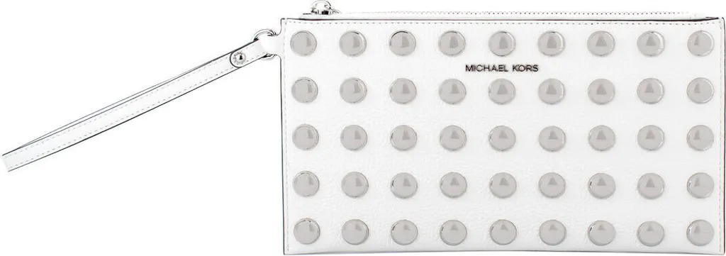 Michael Kors Jet Set 35S5STVW3I Optic White: Eleganza in Pelle Studded