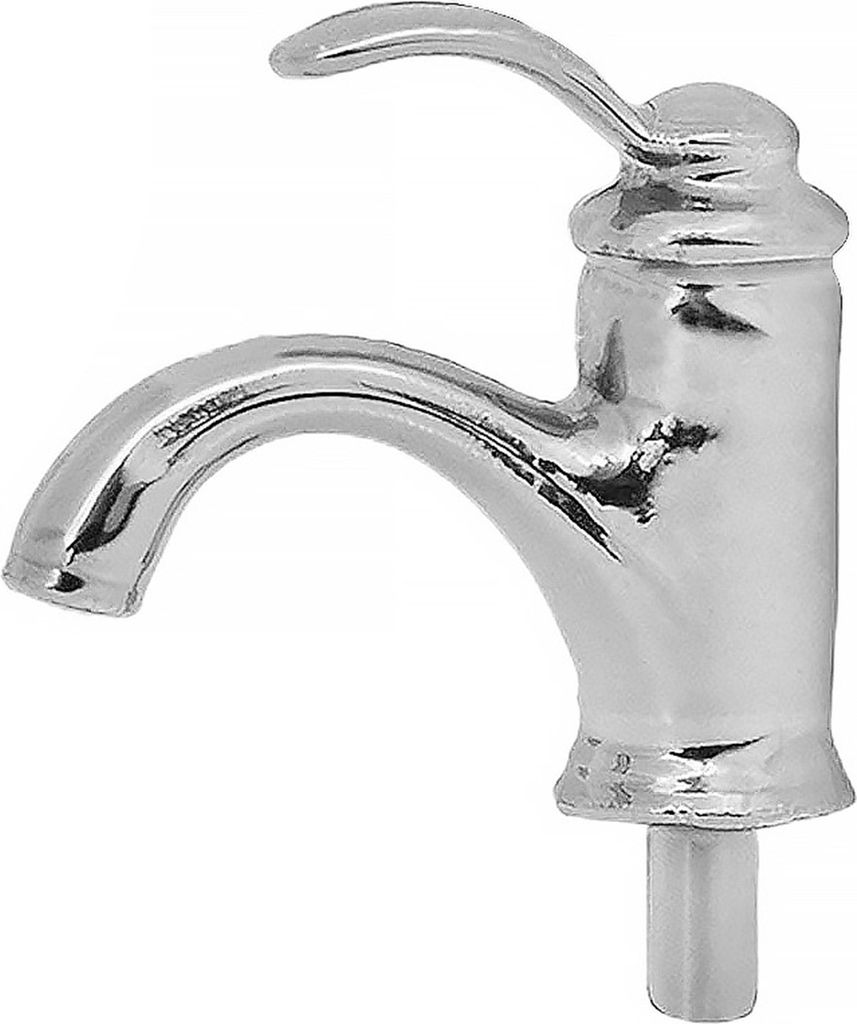Dollhouse Wasser-Tap Good Handwerkskunst akribische Verarbeitung Plastik Dollhouse Mini Küche Badezimmer Einseiter Wasserhahn Waschbecken DIY Acce...