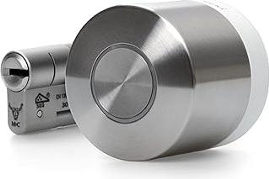 Nuki Smart Lock Ultra, elektronisches Türschloss mit Bluetooth, WLAN & Matter, für mühelose Integration ins Smart Home, Tür entsperren über Fe...