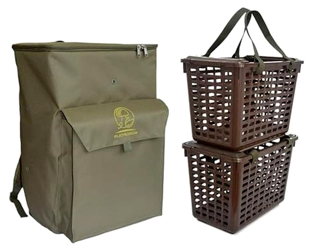 Familien-Pilzrucksack - Rucksack für Pilzsammler - Sammelkorb - Rucksack für Wandern, Camping und Jagd - Geschenkidee für Eltern und Großeltern