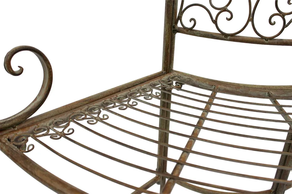 Banc de Jardin pour Arbre 135 cm Marron - Créez un Coin d'Ombre Relaxant - 3